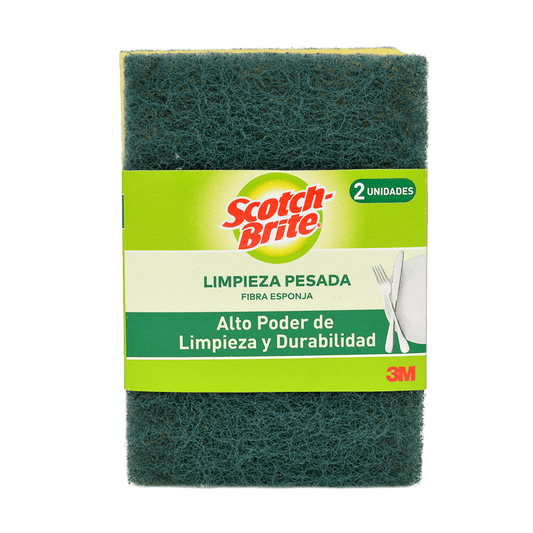 SCOTCH BRITE ESPONJA DOBLE USO 2UDS