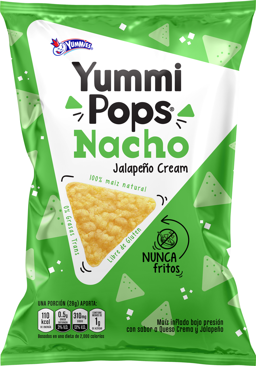 YUMMI POPS NACHO JALAPEÑO 130G