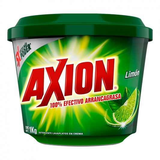 JABON LAVAPLATOS AXION LIMON 1KG