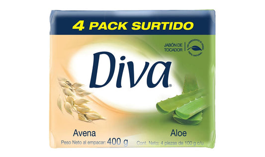 DIVA 4PACK AVENA/ALOE 400G