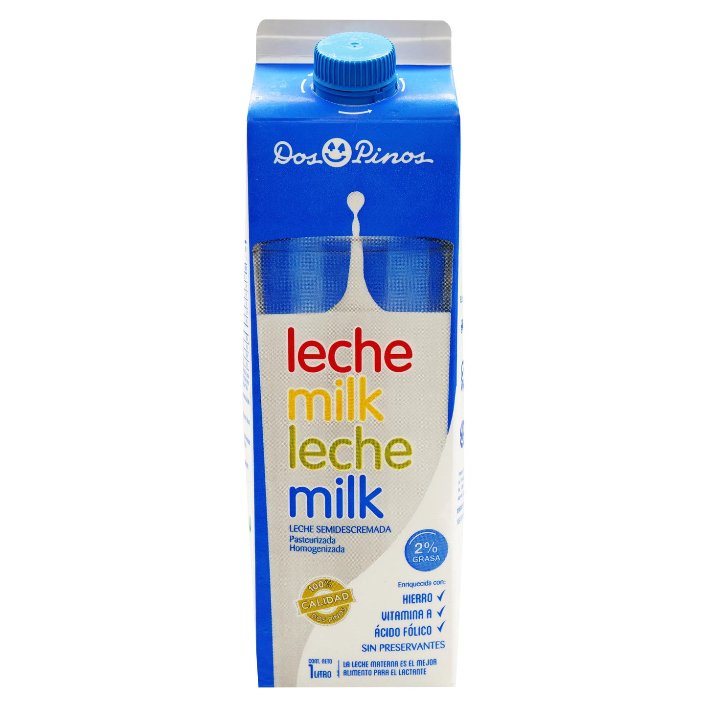 LECHE PASTEURIZADA 2% 1L