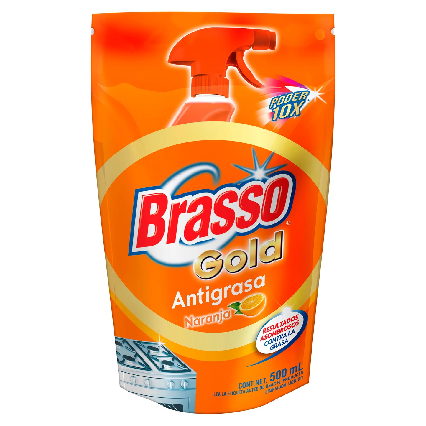 BRASSO ANTIGRASA NARANJA DP 500ML