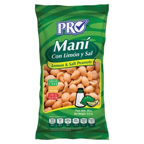 MANI PRO C/LIMON Y SAL 80G