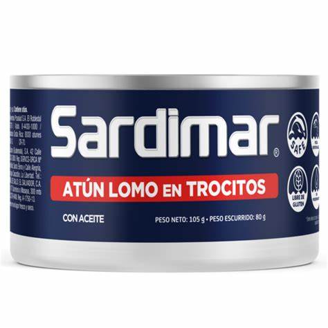 ATUN SARDIMAR TROCITOS AZUL 105G