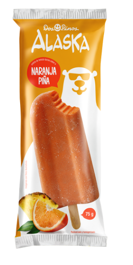 PALETAS ALASKA NARANJA PIÑA (75G)