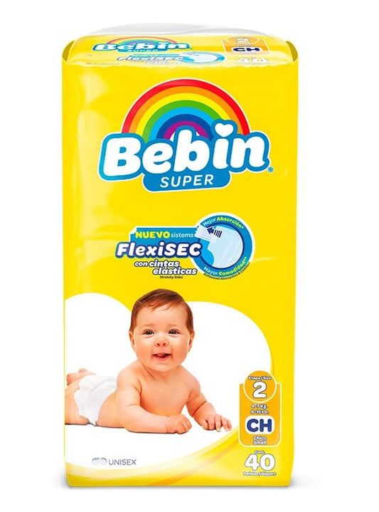 PAÑAL BEBIN PEQUEÑO 40U