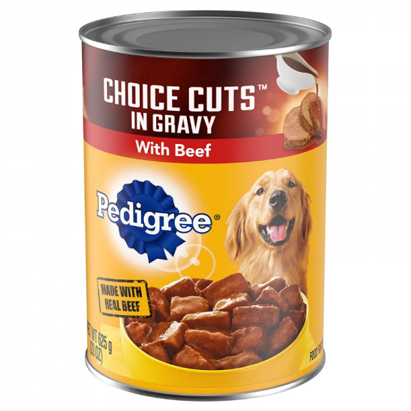 ALIMENTO P/PERRO PEDIGREE CHOPPED BEEF 375G LATA