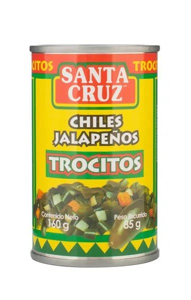 SANTA CRUZ CHILE JALAPEÑO EN MITADES