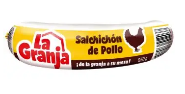 LA GRANJA SALCHICHON DE POLLO 250G