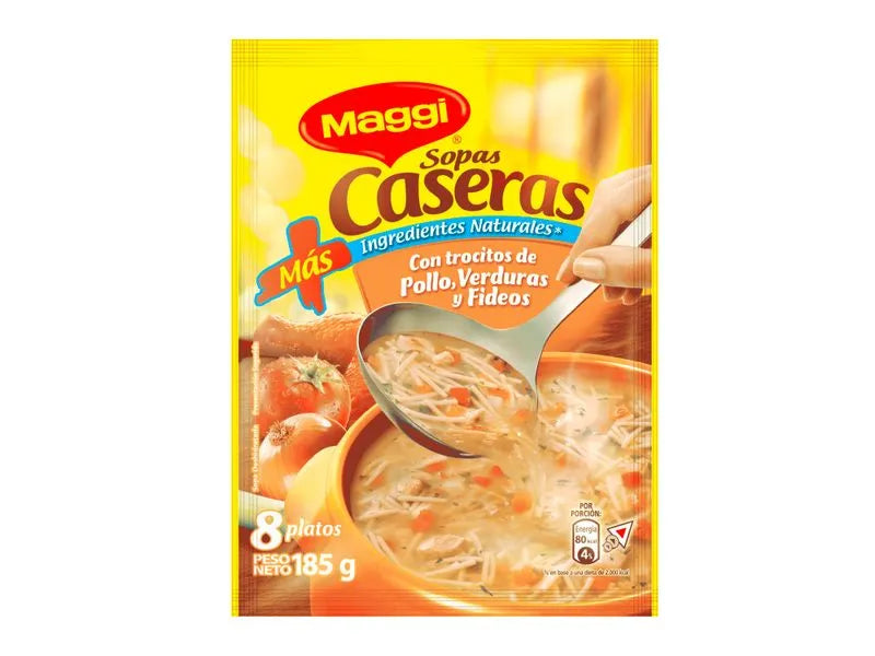 MAGGI SOPA CASERA POLLO VERDURA 172G