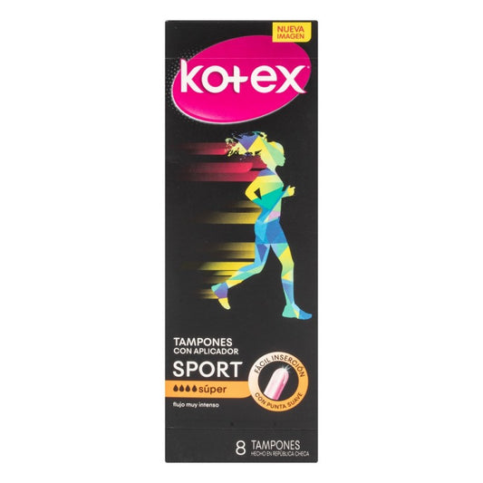 KOTEX TAMPONES SPORT SUPER 8UDS