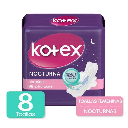 TOALLA KOTEX ULTRAFINA NOCTURNA C/A 8UND