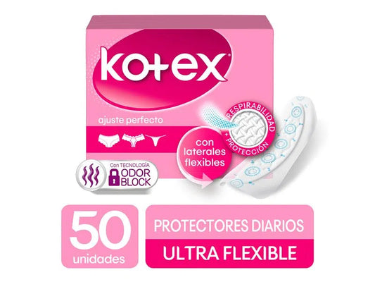 KOTEX PROTECTOR DIARIO ULTRA FLEXIBLE 50UDS