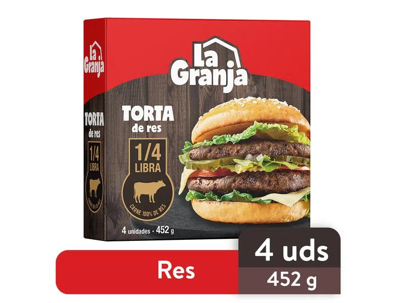 LA GRANJA TORTAS 1/4LIB 4U 452G