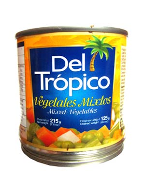 DEL TRÓPICO VEGETALES MIXTOS 215G