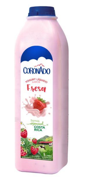 YOGURT LÍQUIDO CORONADO FRESA 1L